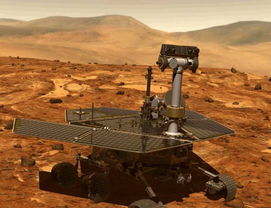 Марсоходът Curiosity засне облак в небето на Марс