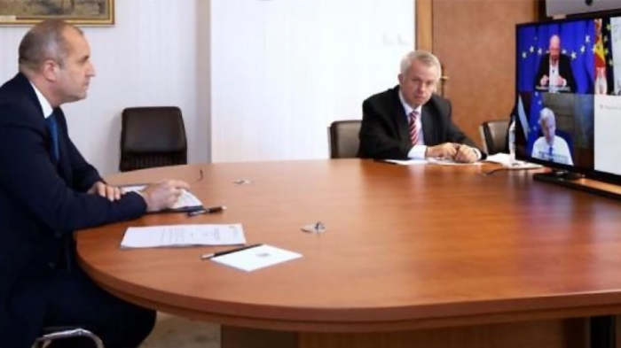 Радев проведе видеоконферентен разговор с председателя на ЕС Шарл Мишел
