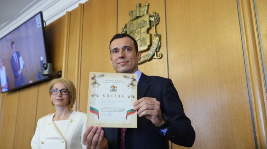 Васил Терзиев положи клетва като столичен кмет