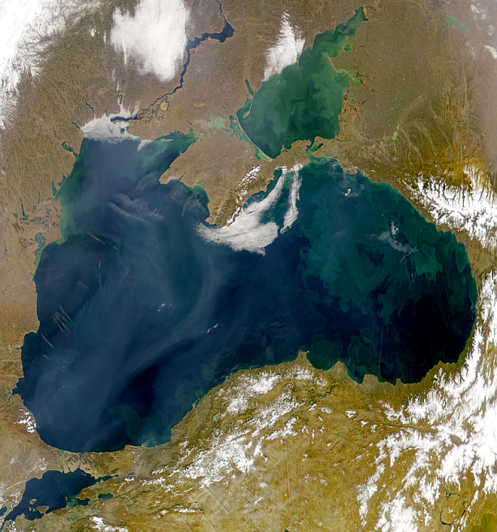 НАСА: Черно море е изменило рязко цвета си