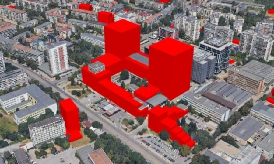  Две сгради в София по 75 метра ще се строят на мястото на бившия завод Електроника 